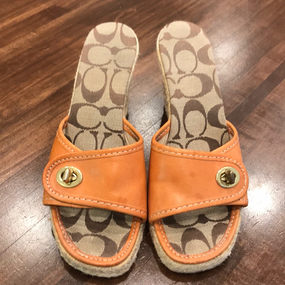 Coach espadrille wedges